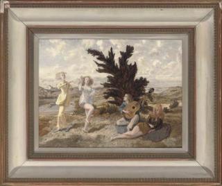 Claude William Harrison, R.P., A.R.C.A. - Autumn dollies