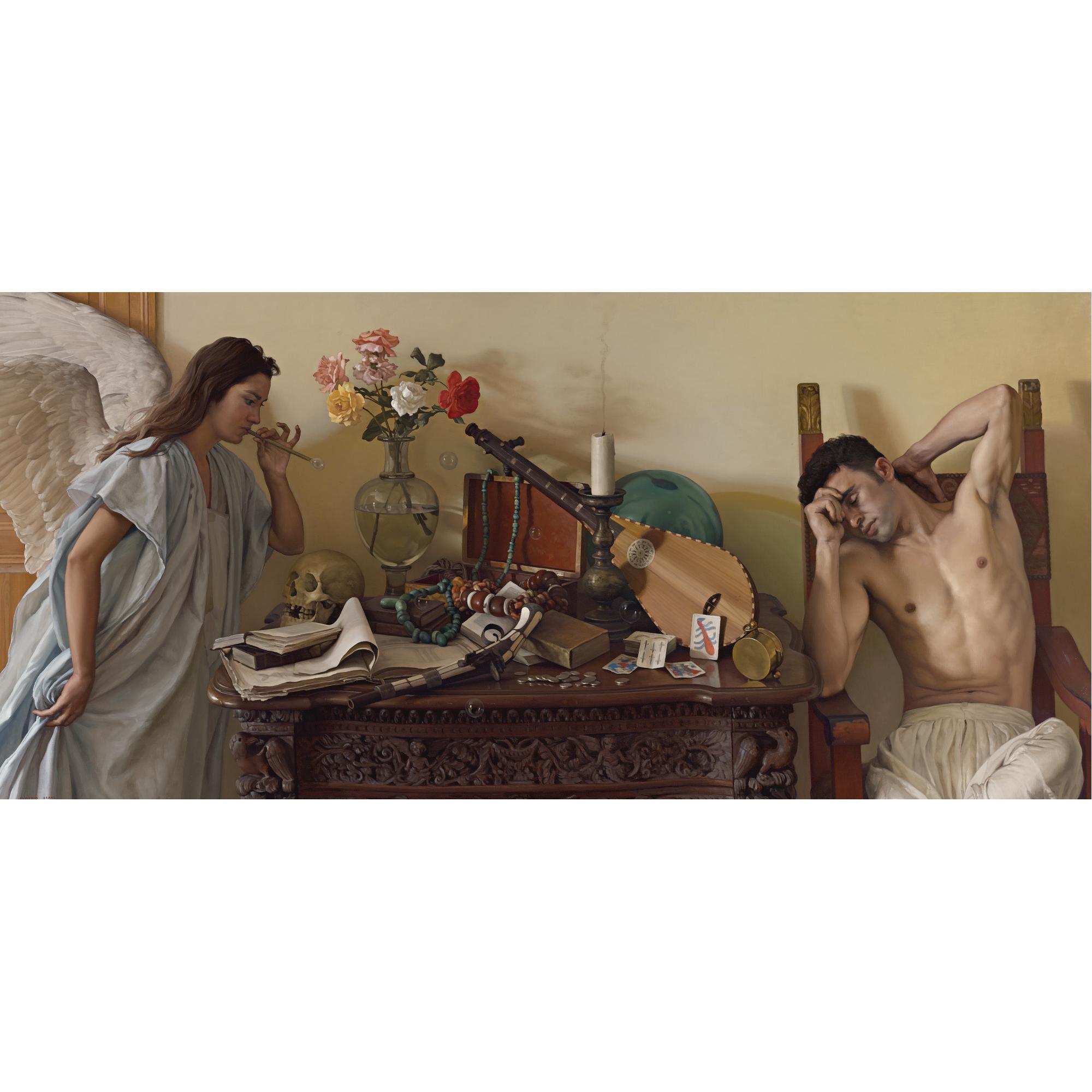 Claudio Bravo - Anunciación (Vanitas)