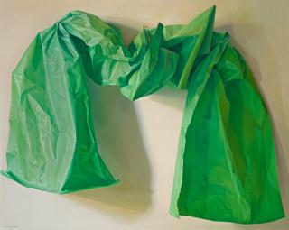 Claudio Bravo - Green Veronese Paper