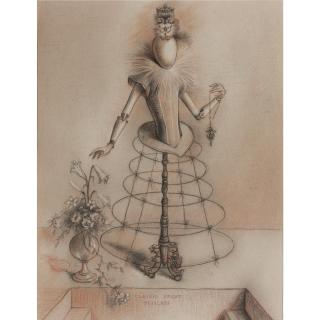 Claudio Bravo - Maniquí Infanta Con Flores