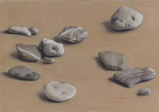 Claudio Bravo - Naturaleza muerta con piedras