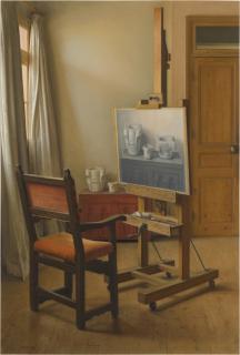 Claudio Bravo - Studio Interior (Interior con caballete)