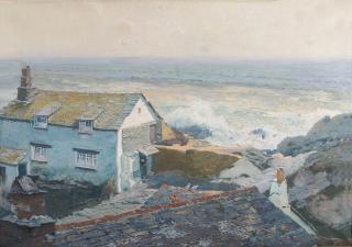 Claus Bergen - Cottages am Meer (Cornwall).