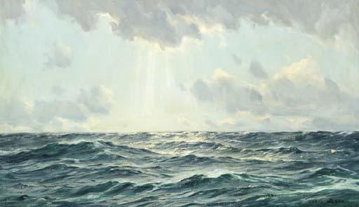 Claus Bergen - Shafts of sunlight on the Atlantic