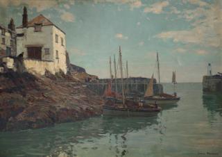 Claus Bergen - The harbour of Polperro, Cornwall