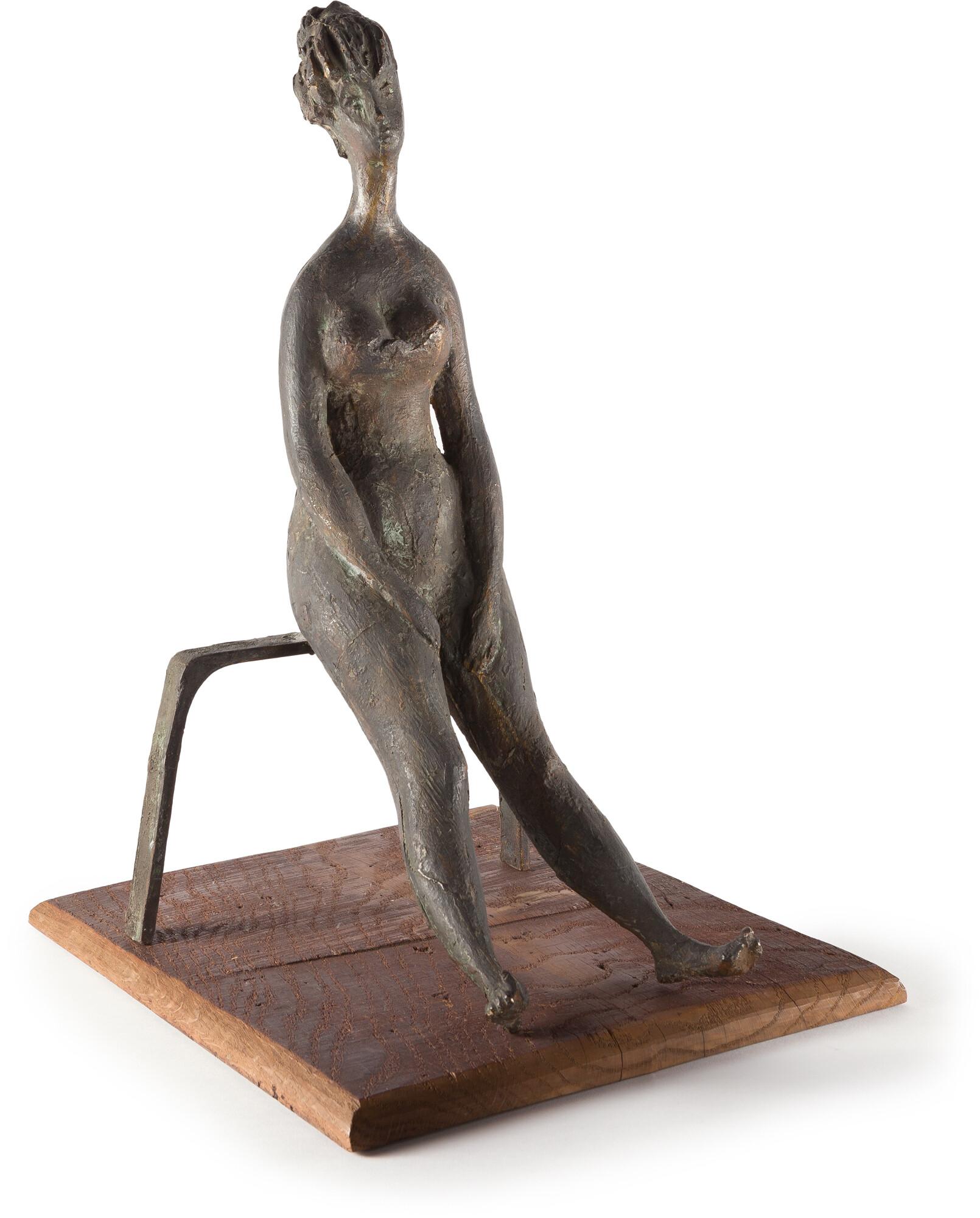 Clemens Pasch - Sitzendes Mädchen.