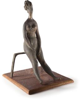 Clemens Pasch - Sitzendes Mädchen.