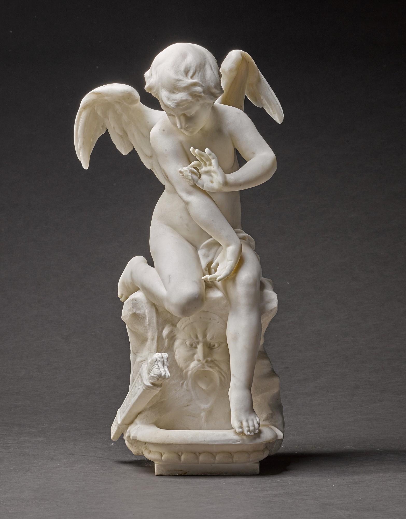 Clement-Léopold Steiner - L\'Amour Au Papillon (Cupid With A Butterfly)