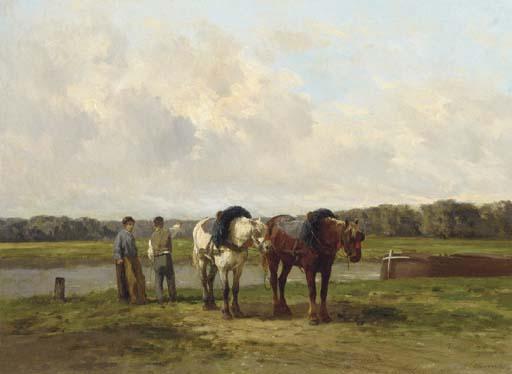 Clement Quinton - A rest at the canal