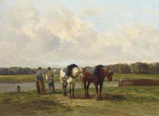 Clement Quinton - A rest at the canal