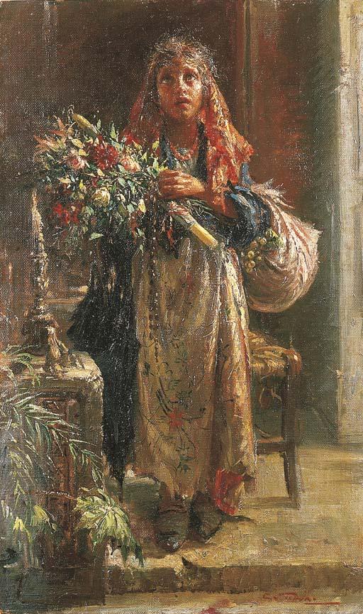 Clemente Tafuri - Giovane popolana