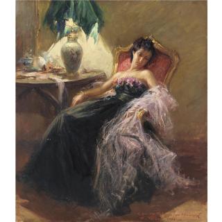 Clemente Tafuri - Ritratto Della Contessa Parodi Di Genova