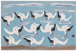 Clementine Hunter - Choir of Angels, circa 1970s