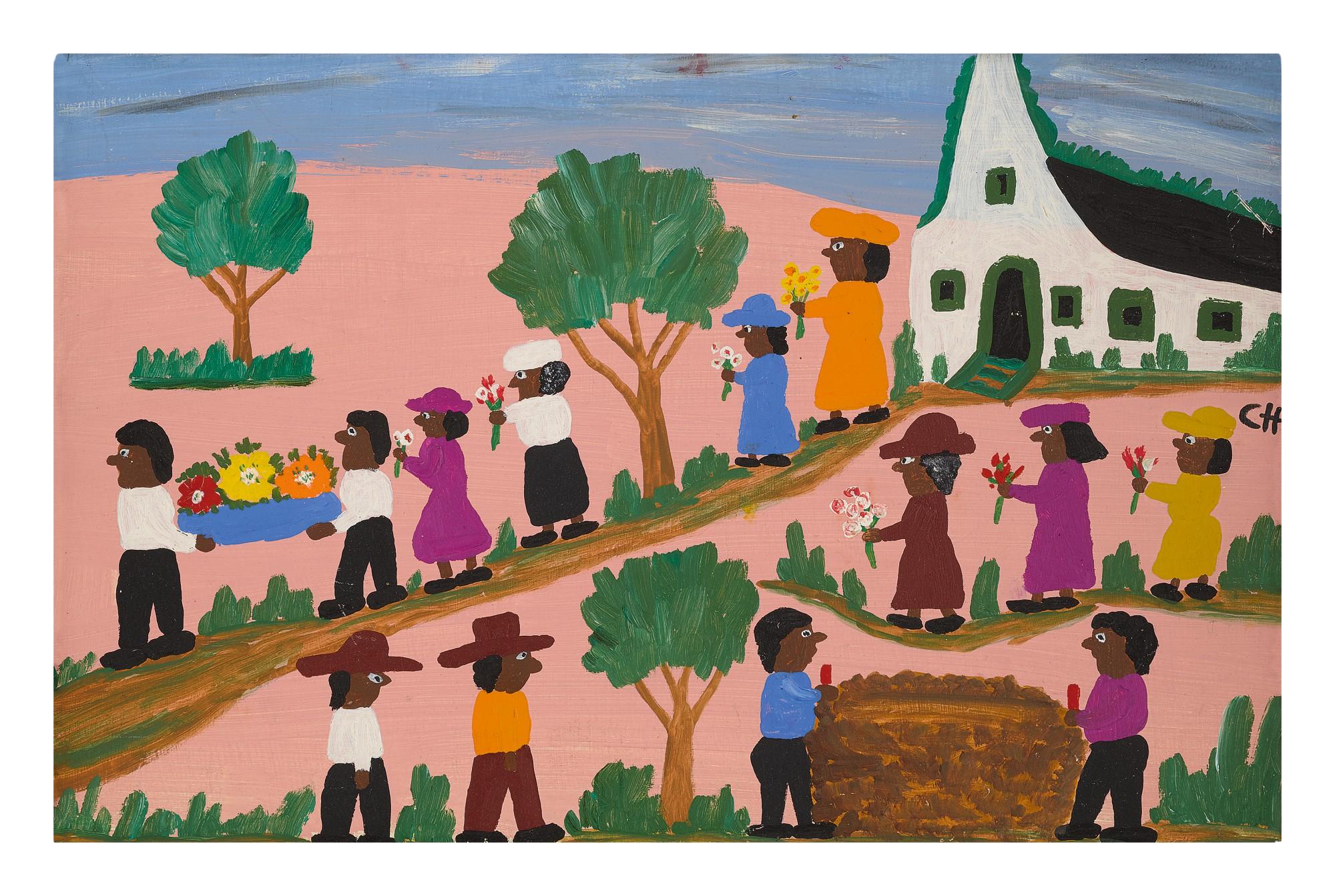 Clementine Hunter - Funeral Procession