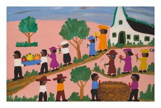 Clementine Hunter - Funeral Procession