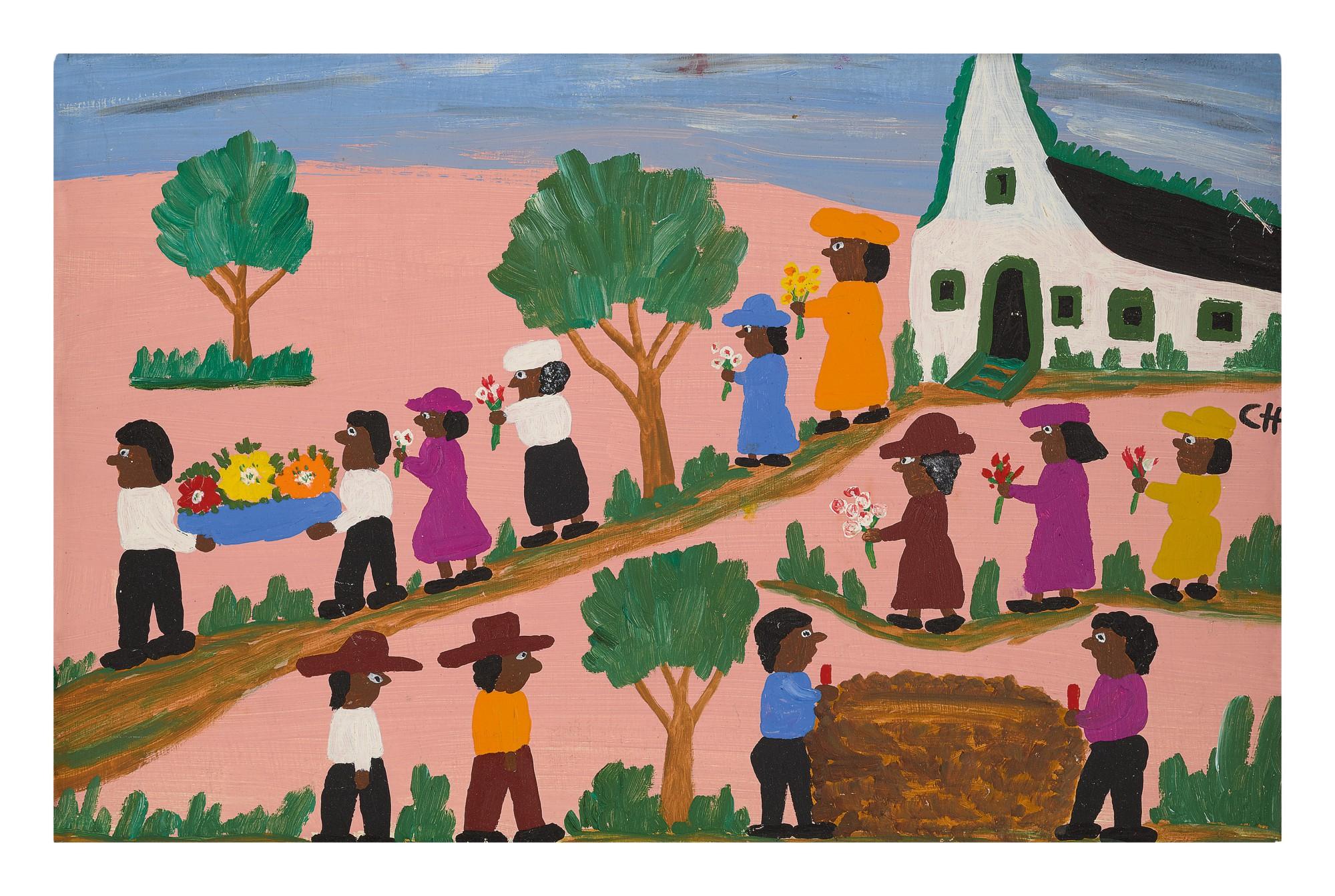 Clementine Hunter - Funeral Procession