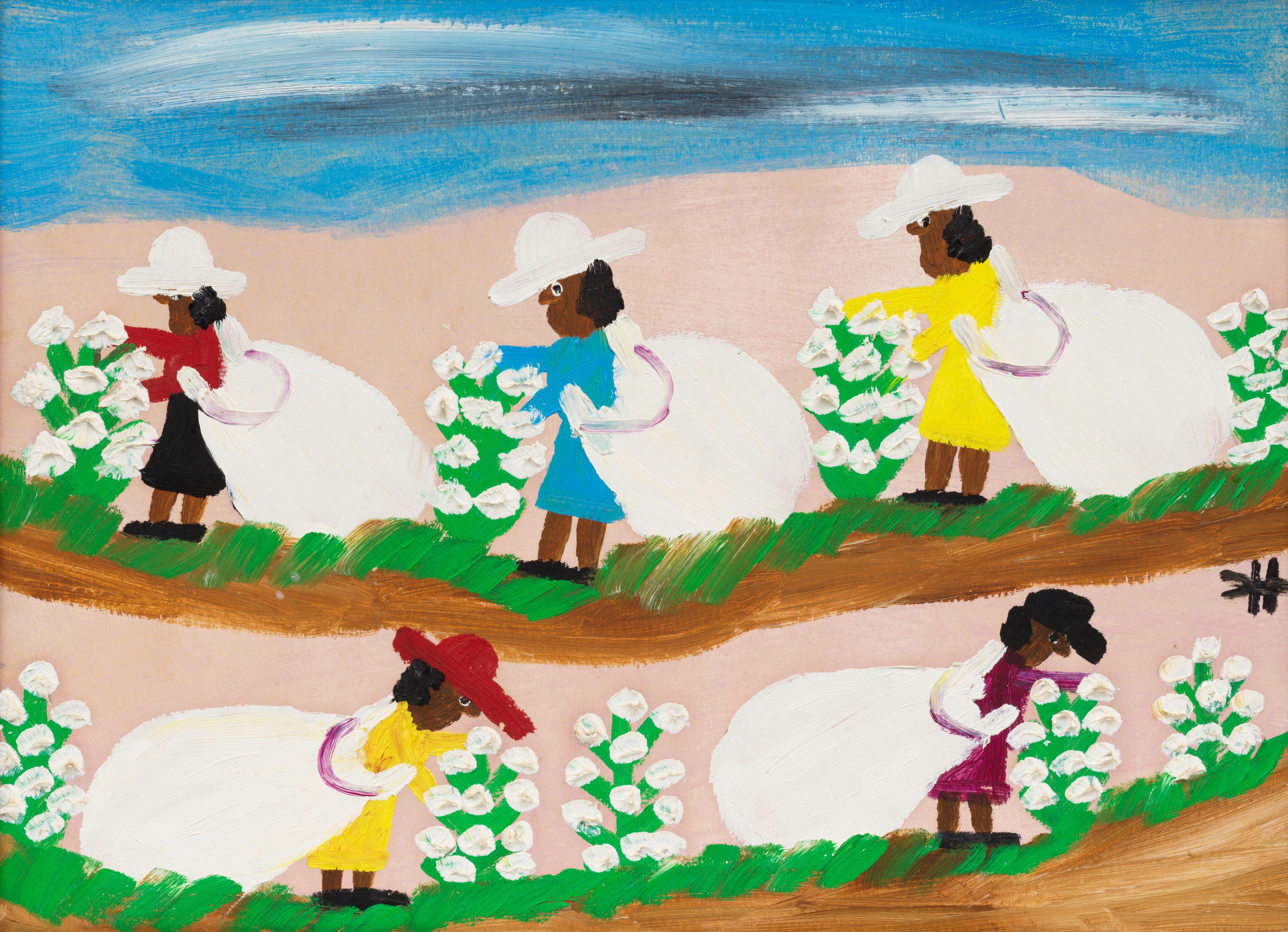 Clementine Hunter - Picking Cotton