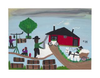 Clementine Hunter - The Cotton Gin