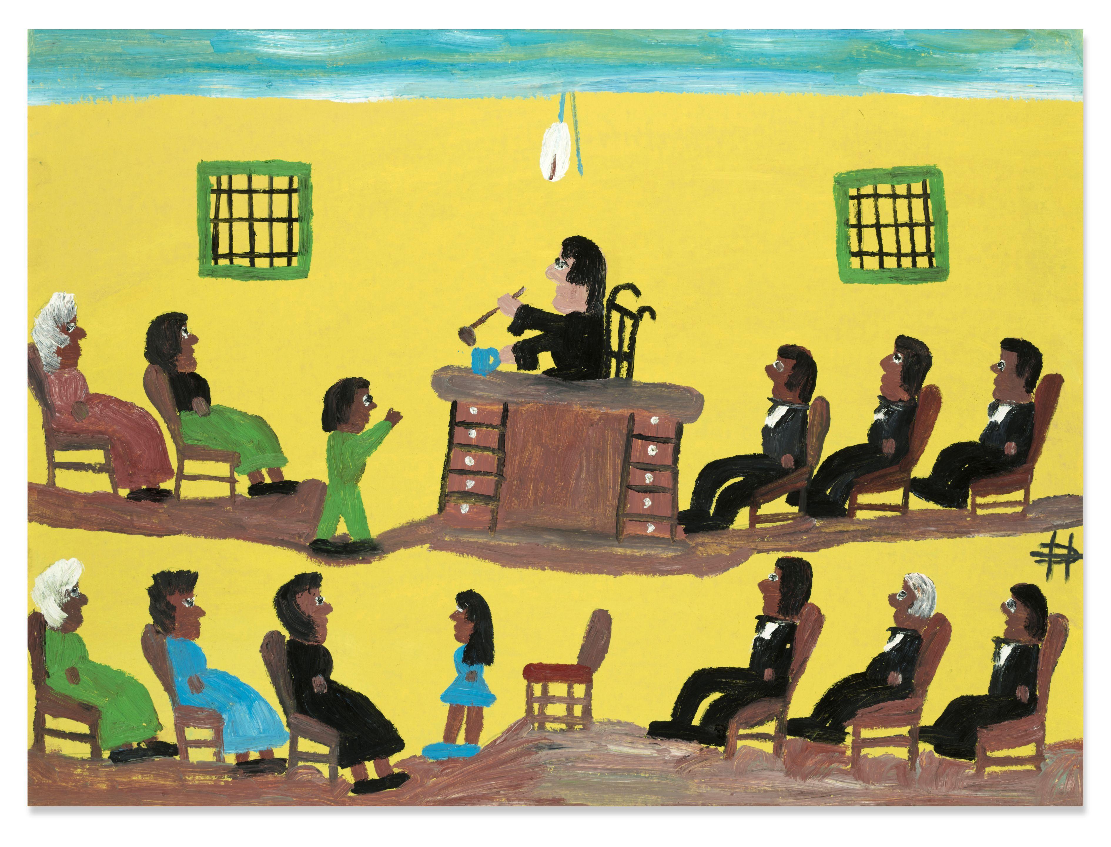 Clementine Hunter - The Courtroom