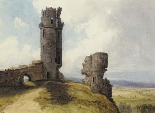 Clémentine, Princesse D\'Orléans - Les tours en ruine du château de Montlhèry