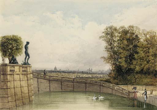 Clémentine, Princesse D\'Orléans - Une vue de Paris depuis Saint Cloud