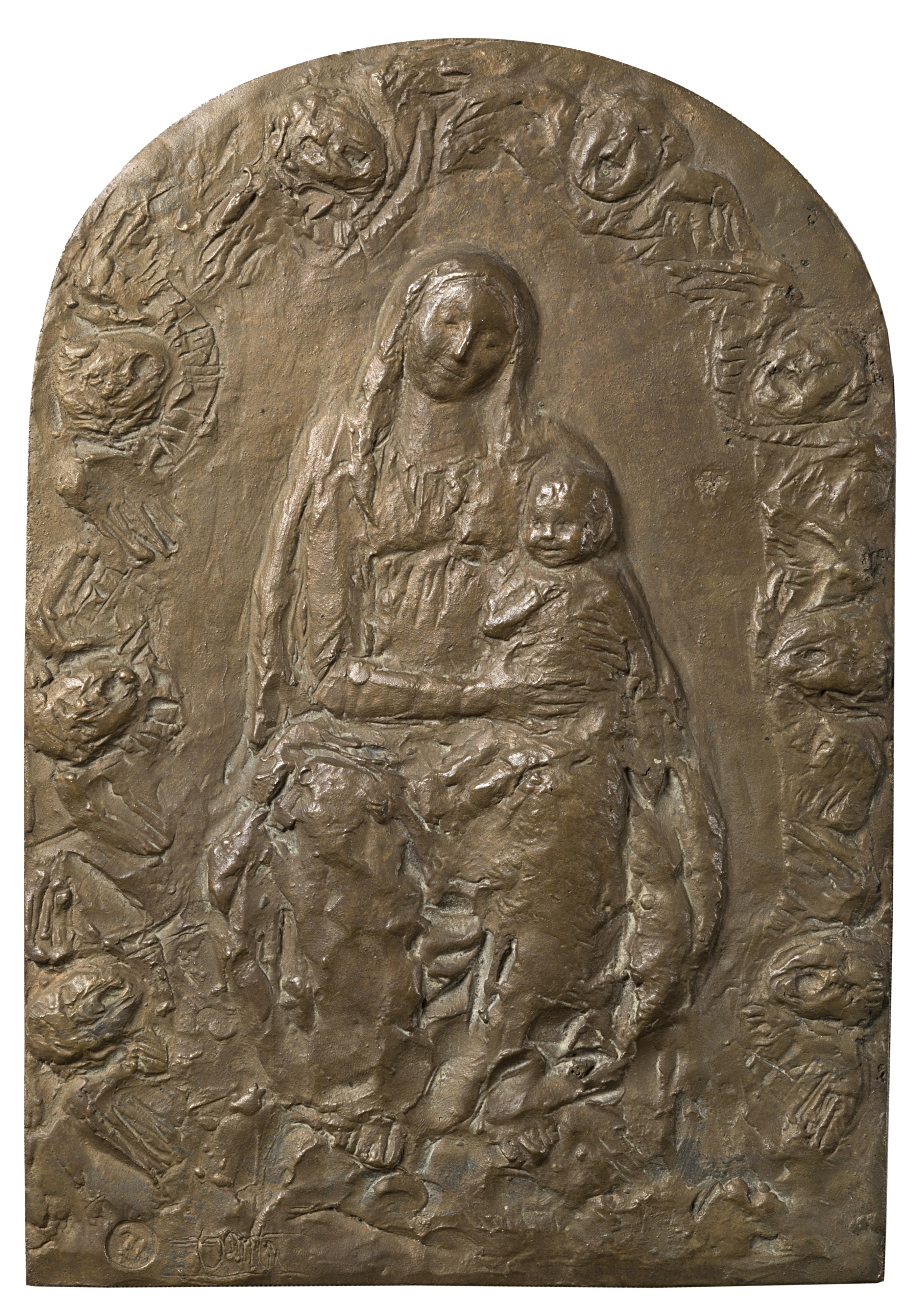 Cleto Tomba - Madonna con Bambino e cherubini