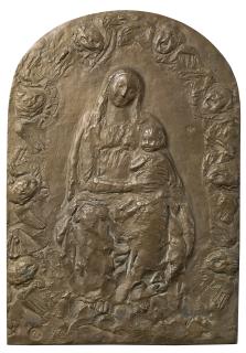 Cleto Tomba - Madonna con Bambino e cherubini