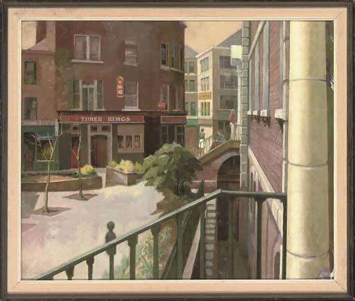 Clifford Charman, R.O.I. - St. James\'s and the Three Kings, Clerkenwell, London