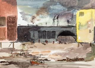 Clifford Fishwick - Football on the Vacant Lot