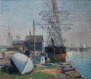 Clifford Warren Ashley - Merrill\'s Wharf, New Bedford, Massachusetts