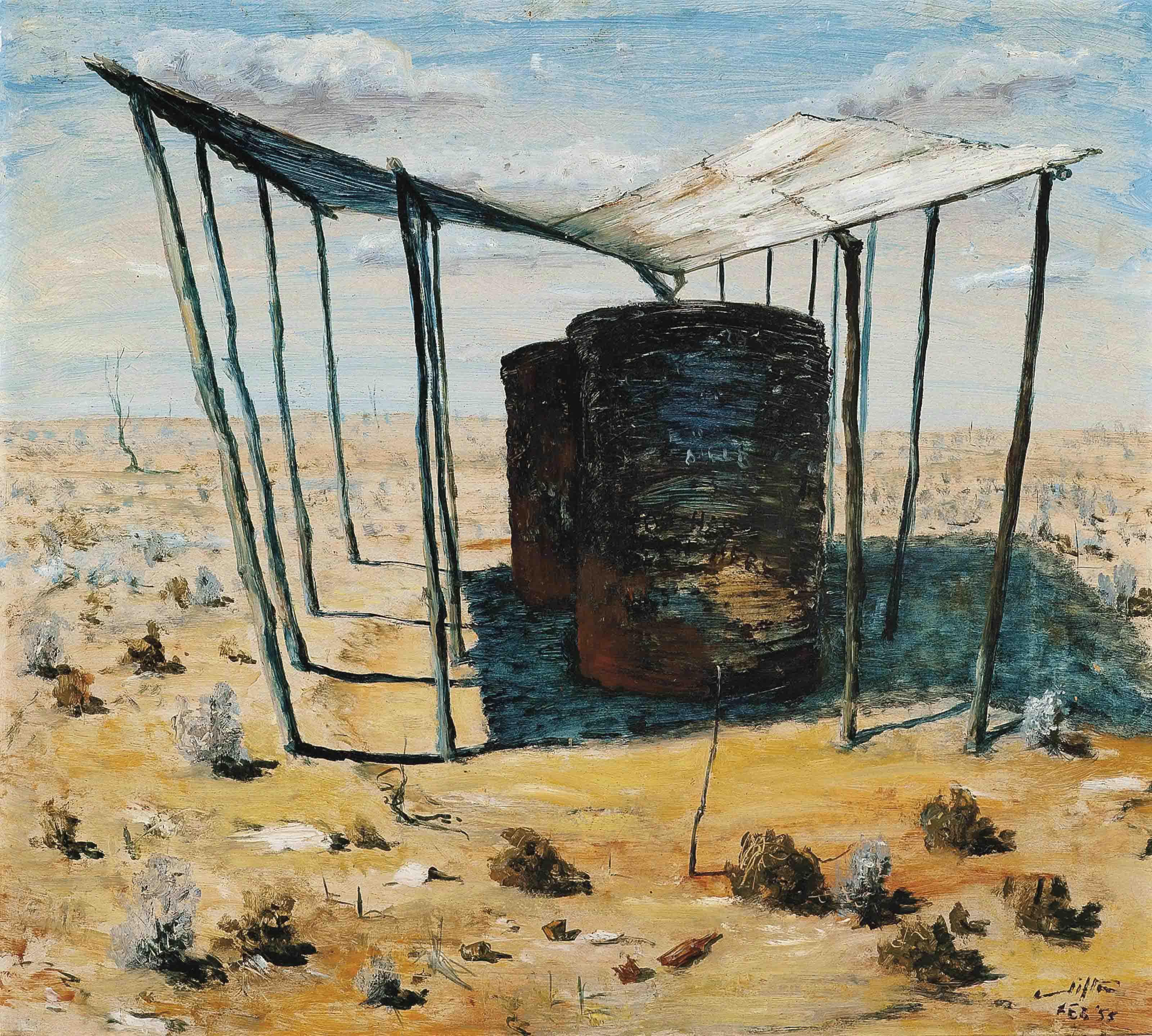 Clifton Ernest Pugh - Water tank