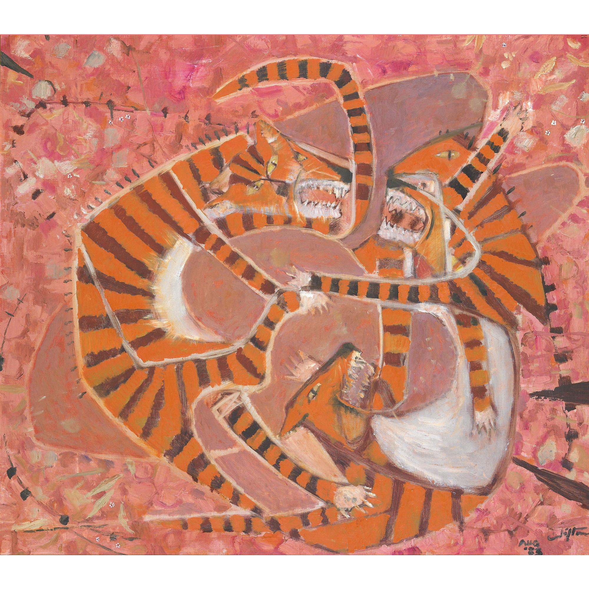 Clifton Pugh - Australian feral Cats Fighting