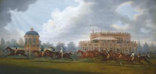 Clifton Tomson - The Finish Of The St. Leger Stakes, 1815