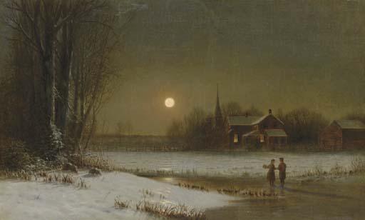 Clinton Loveridge - Moon Over the Skating Pond