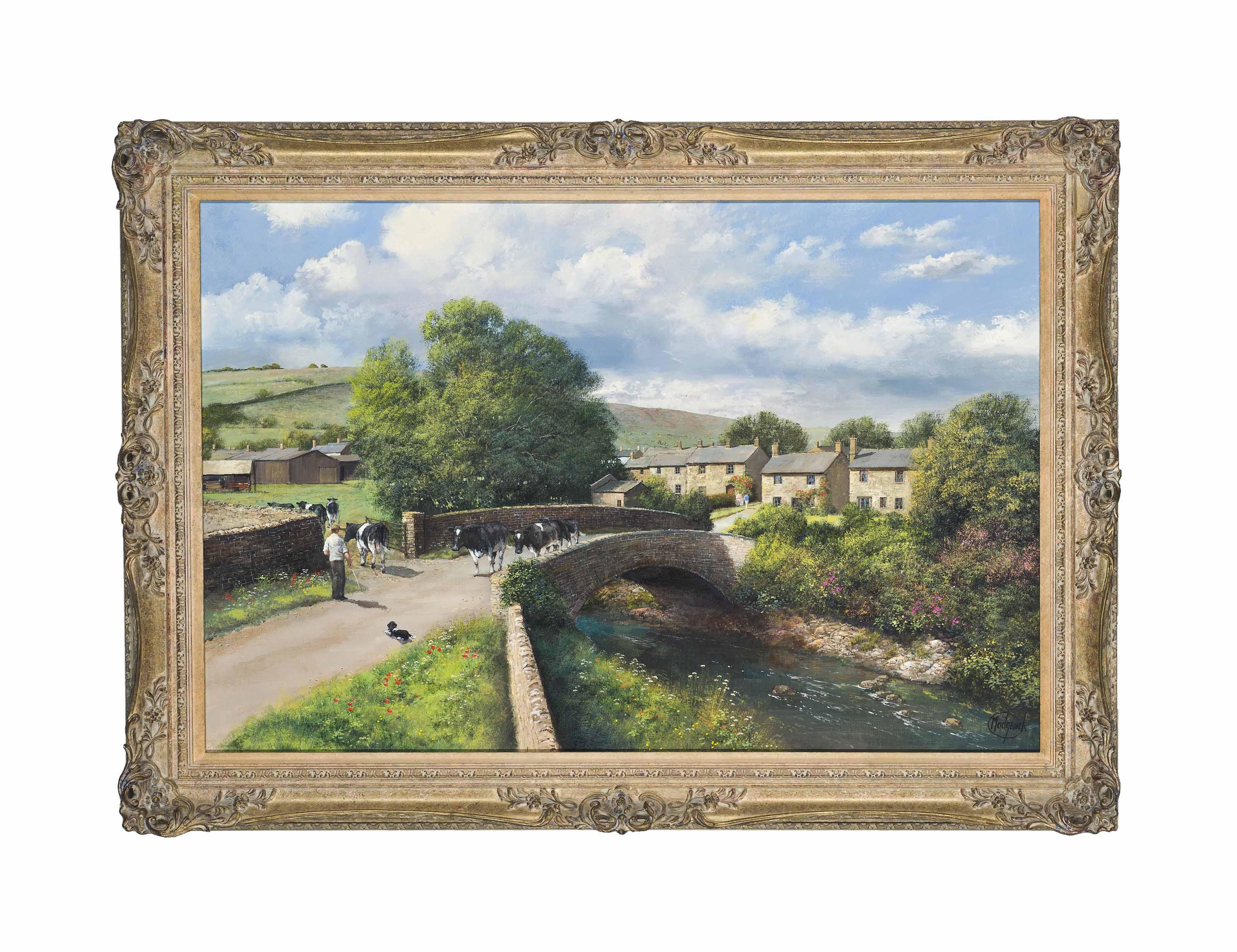 Clive Madgwick, R.B.A. - Bringing The Cows Home