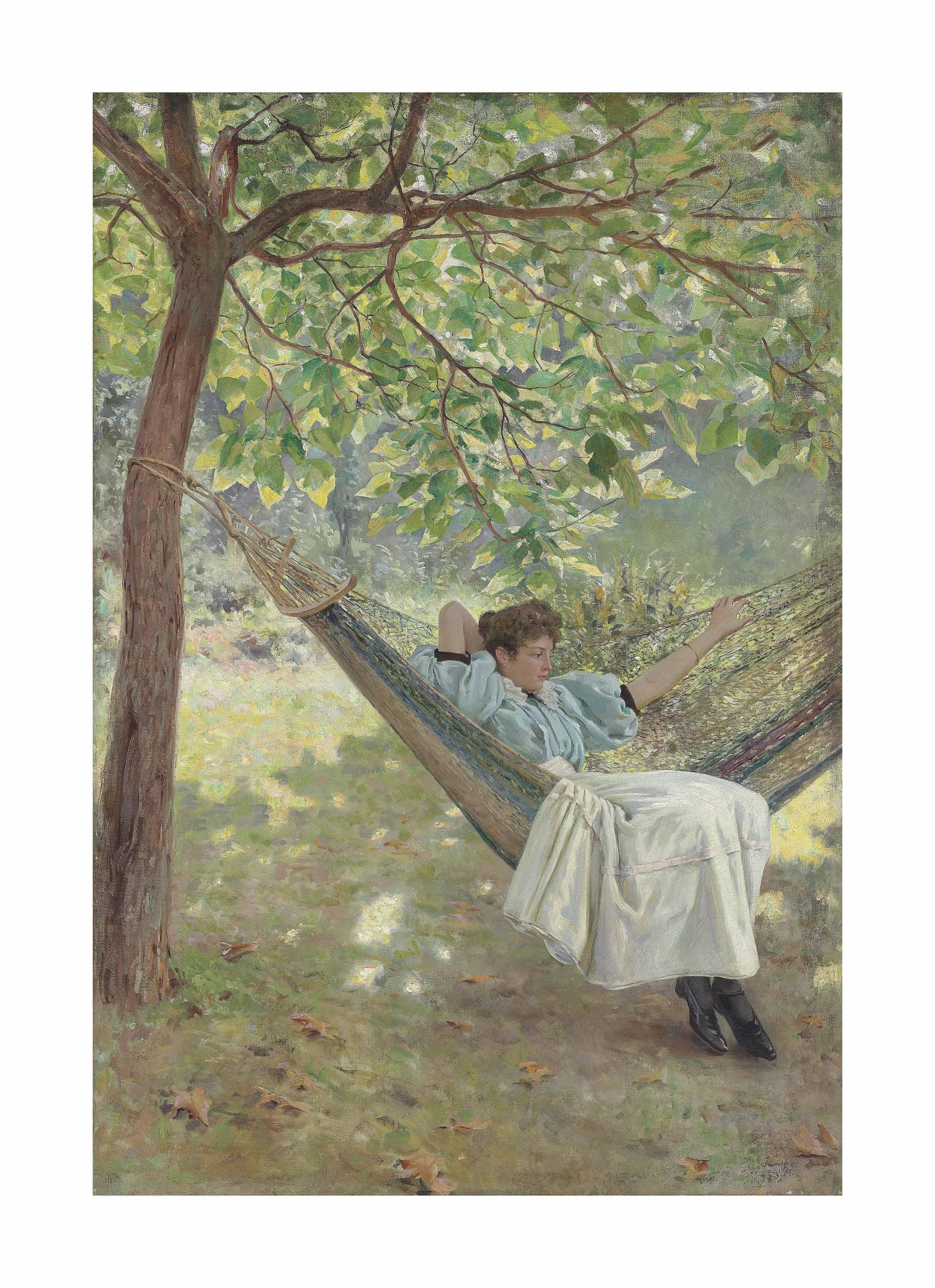 Clovis-François-Auguste Didier - The Hammock