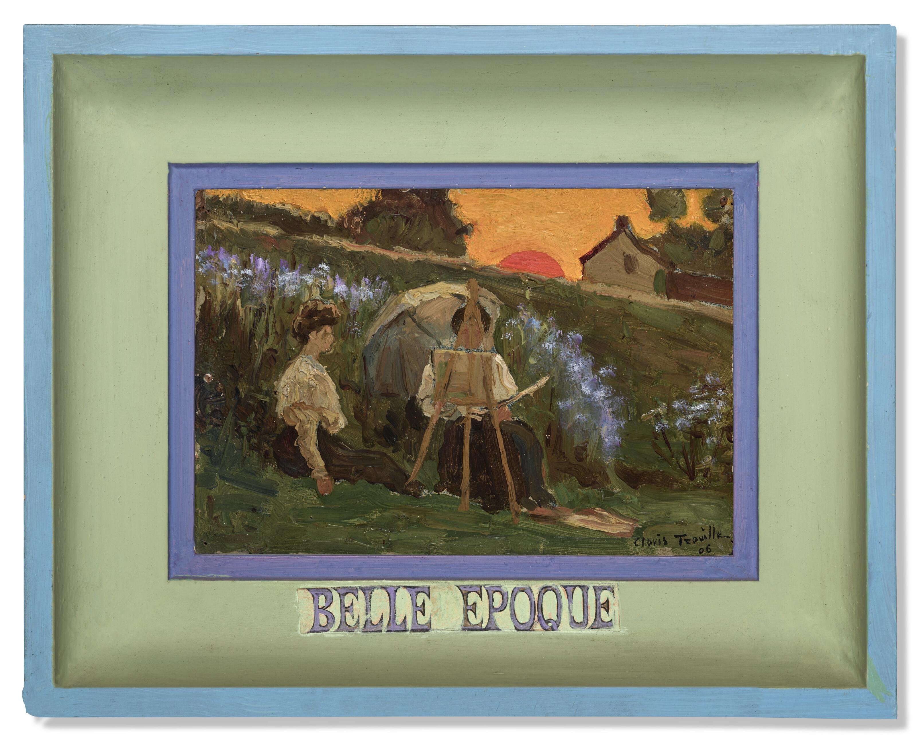 Clovis Trouille - Belle Époque ou Amies peintres (d\'Amiens) sur le motif