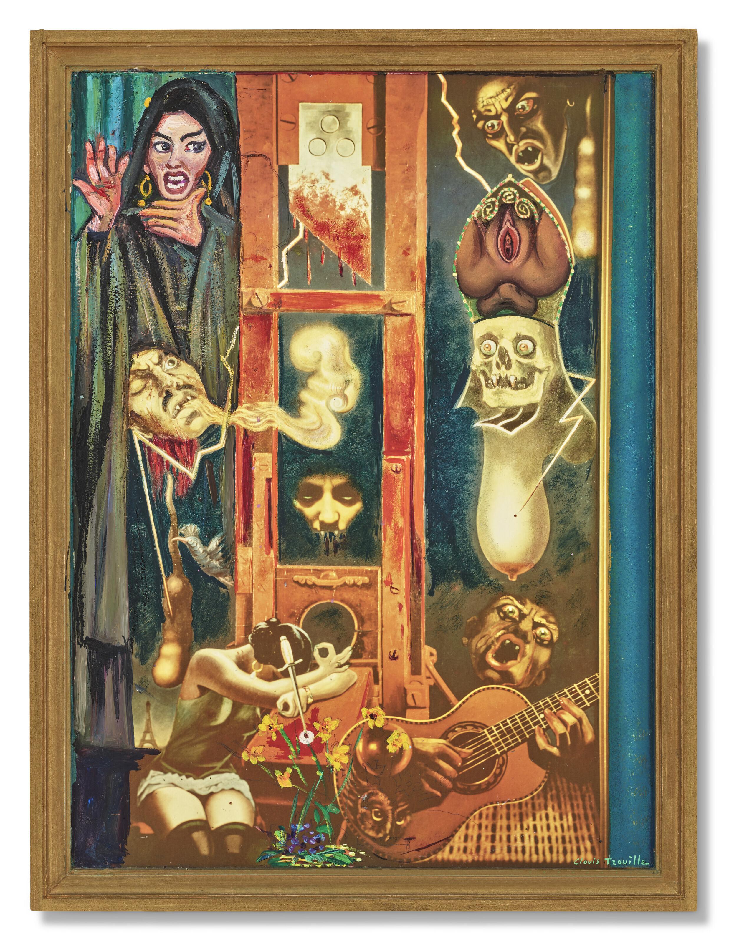 Clovis Trouille - La Complainte du vampire