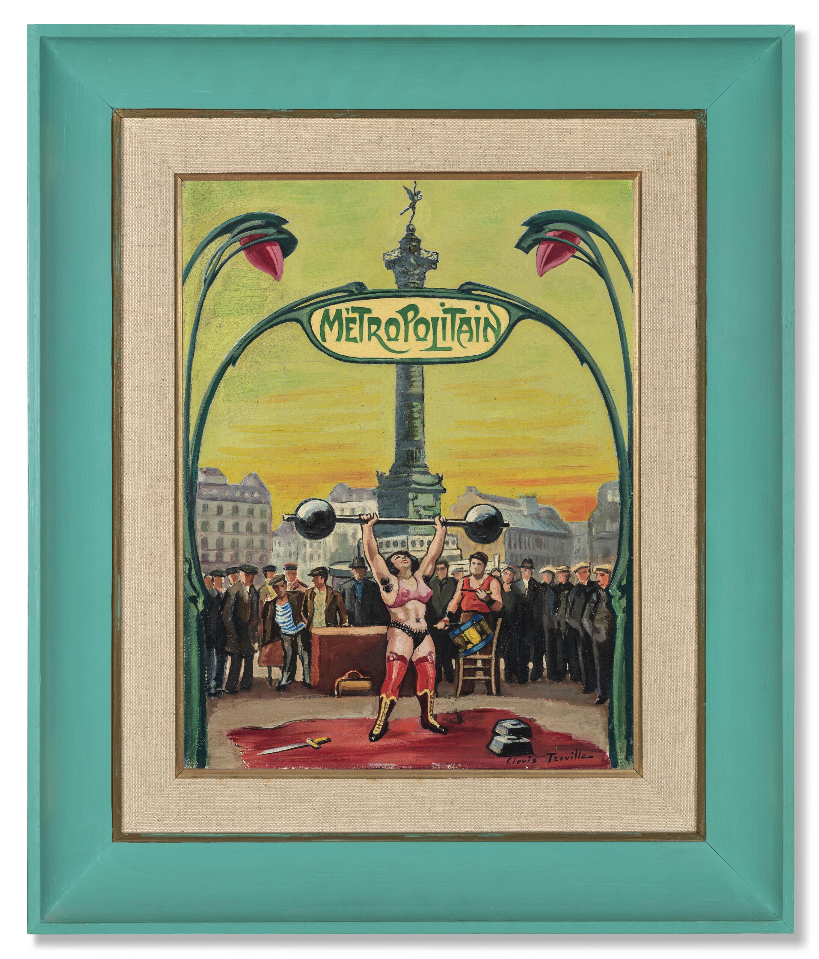 Clovis Trouille - La Costaude de la Bastoche