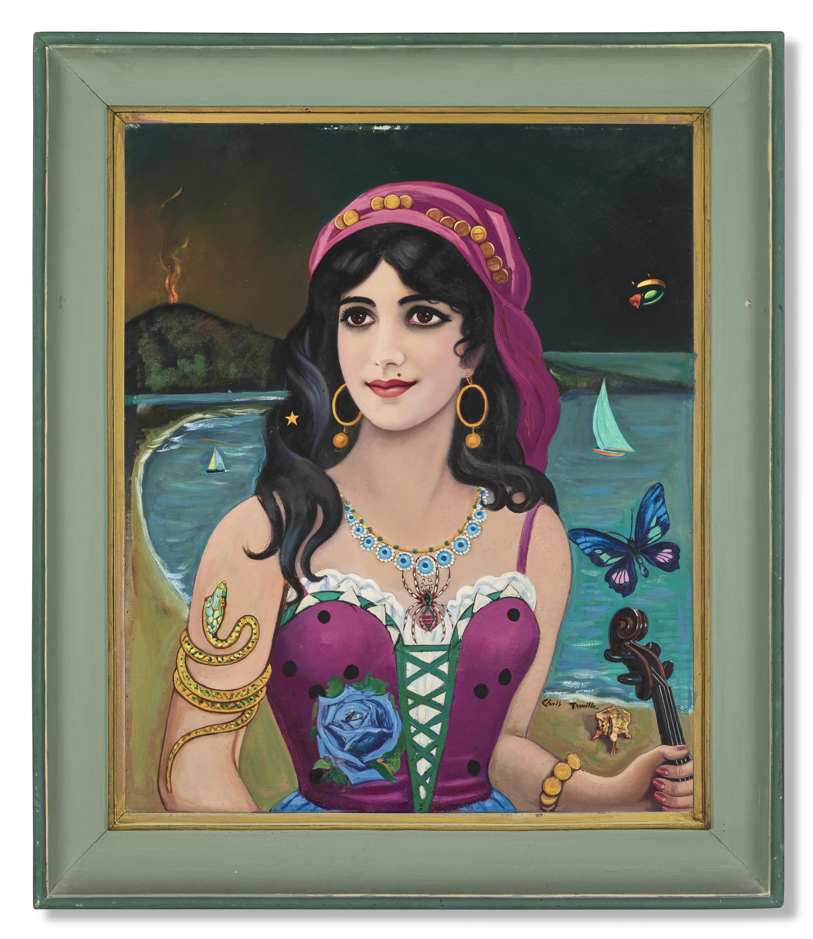 Clovis Trouille - La Joueuse de tarentelle