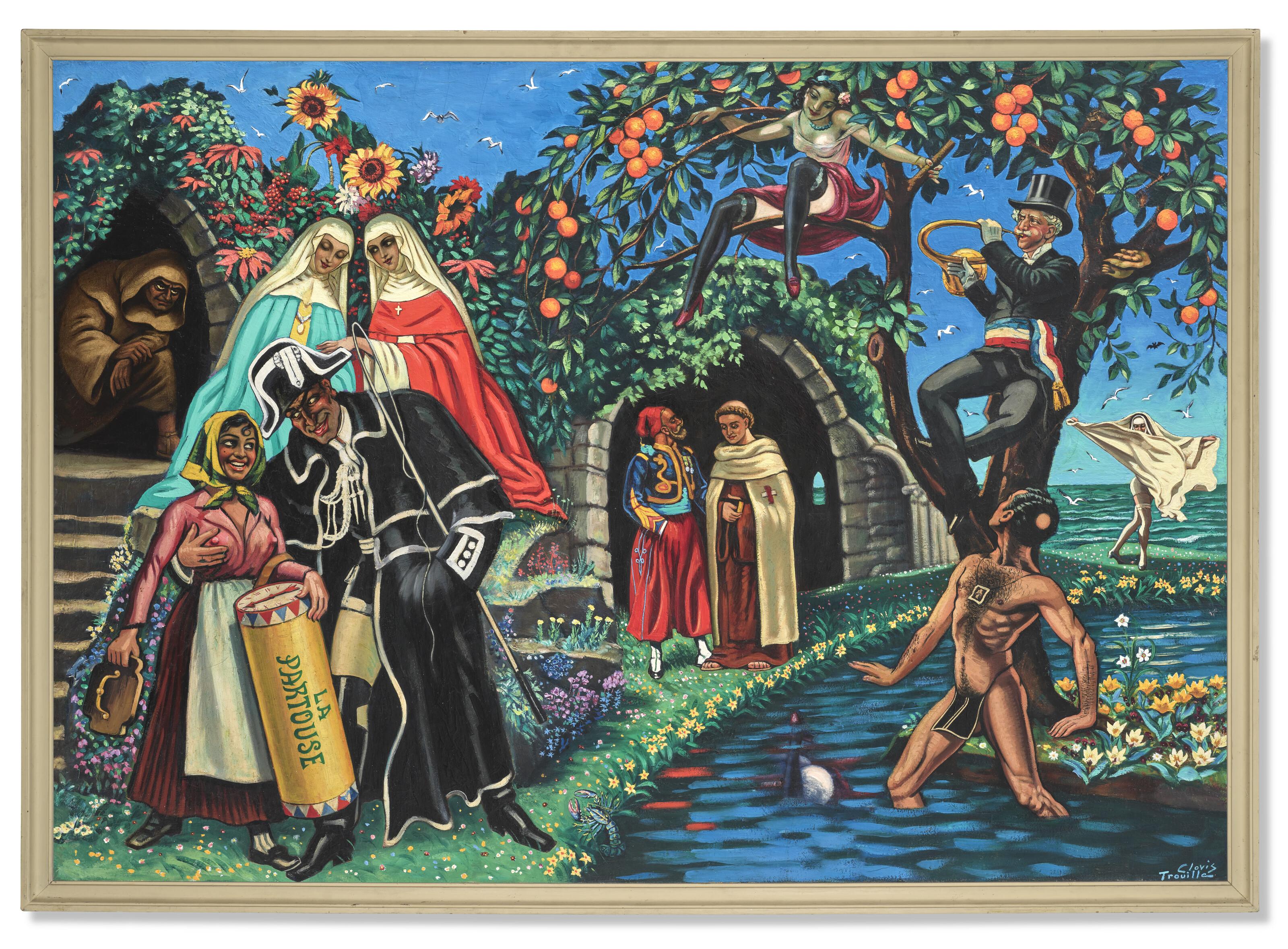 Clovis Trouille - La Partouse ou La Partouze ou La Loi d\'unité