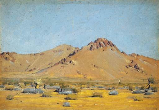 Clyde Forsythe - Desert Landscapes (a pair)