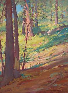 Clyde Forsythe - Sierra Solitude 16 x 12 in. framed 25 x 21 in.