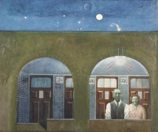 Co Westerik - Mensen Op Portiek (People On Portico)