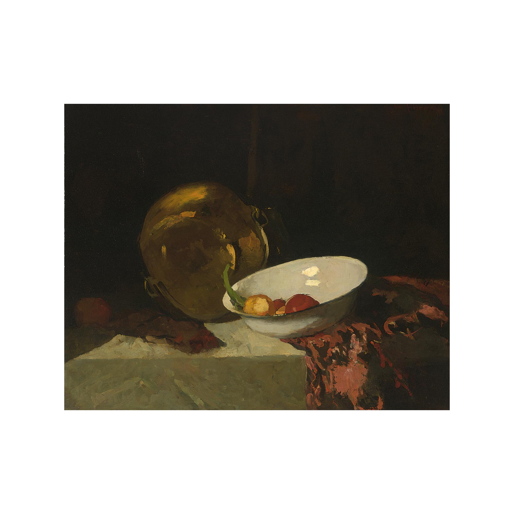 Coba Ritsema - \'Stilleven Met Koperen Bak\'