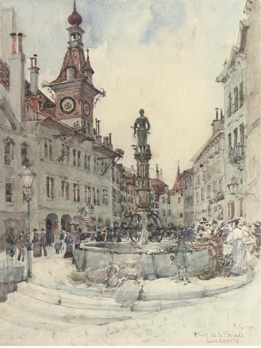 Col. Robert Charles Goff - Place de La Palude, Lausanne