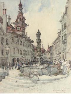 Col. Robert Charles Goff - Place de La Palude, Lausanne