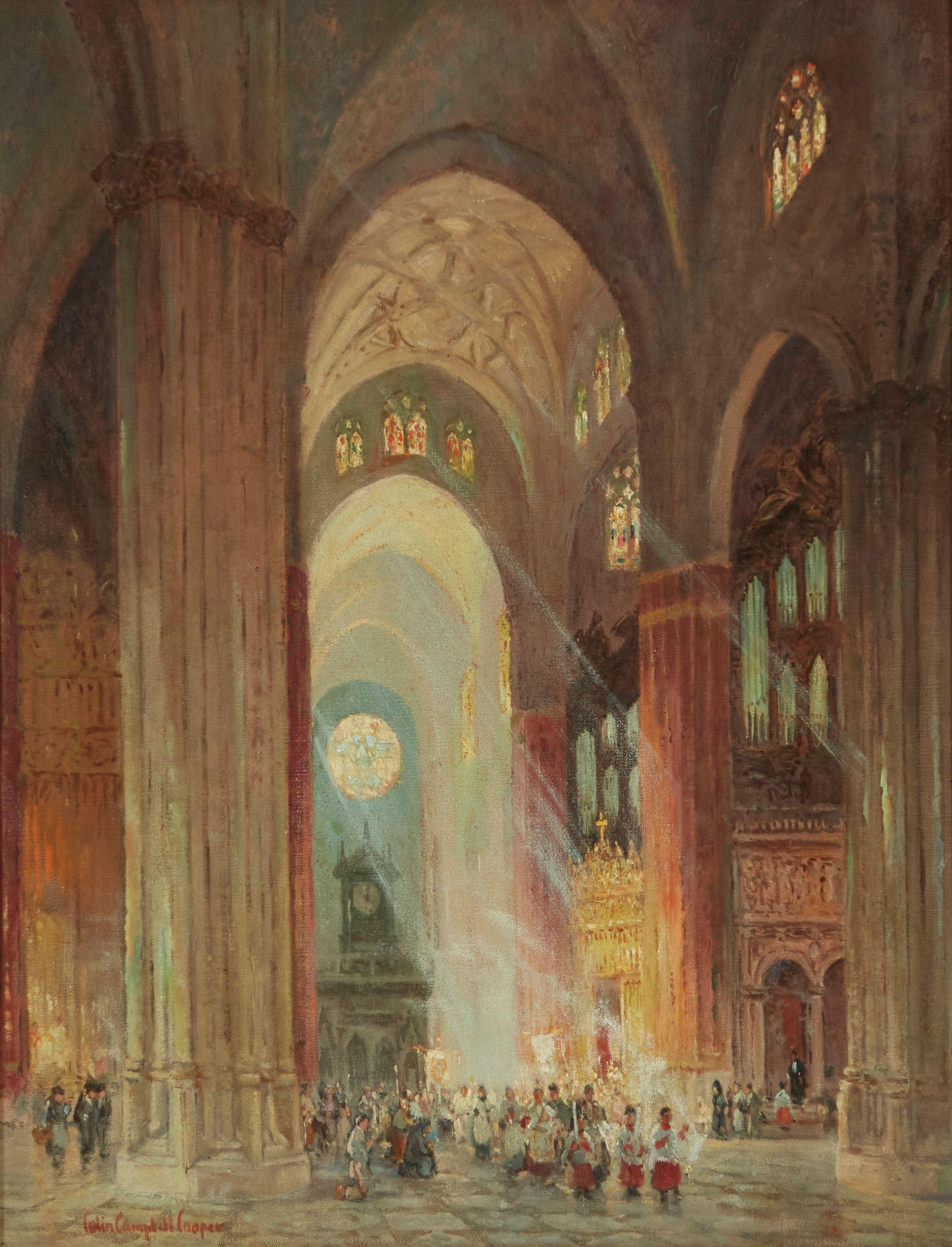 Colin Campbell Cooper - Church Procession