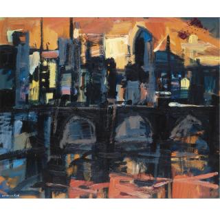 Colin Davidson, R.U.A. - River Liffey, Dublin