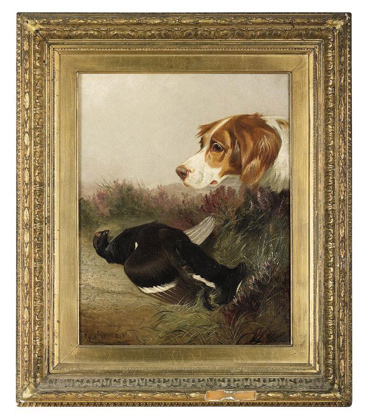 Colin Graeme Roe - A gundog retreiving